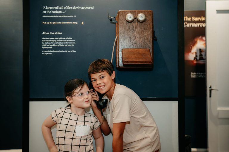 Children playing in the lighthouse centre